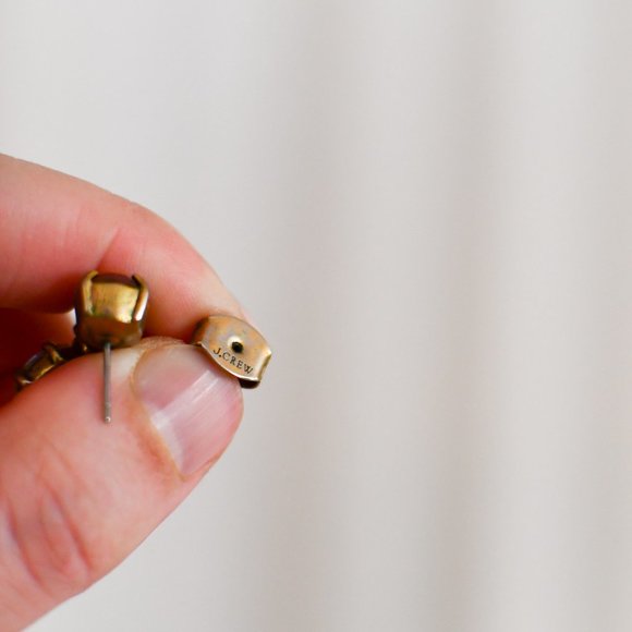 J.Crew Rhinestone Stud Earrings - Picture 3 of 4